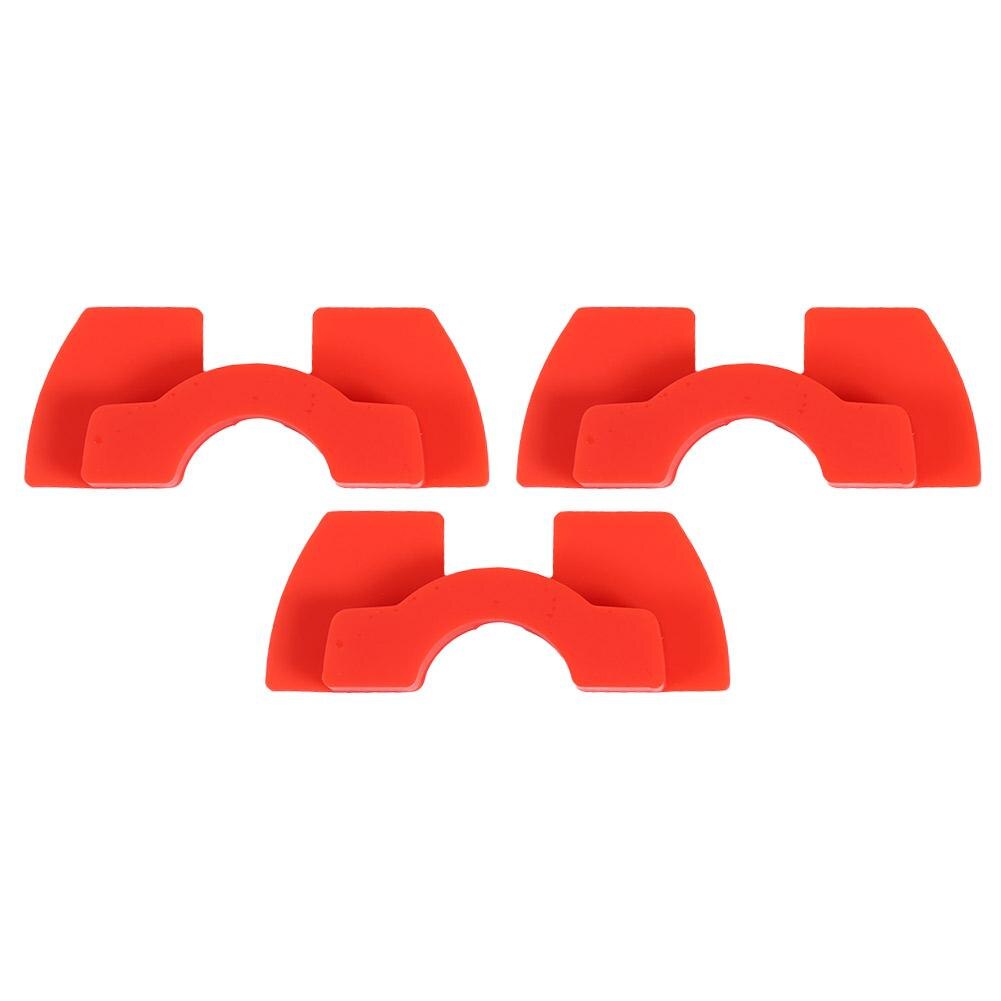 M365 Electric Scooter Shake Reducers Front Fork Vibration Shake Rubber Pad Pole Avoid Damping Folding Cushion Modified Accessory: 3pcs Red
