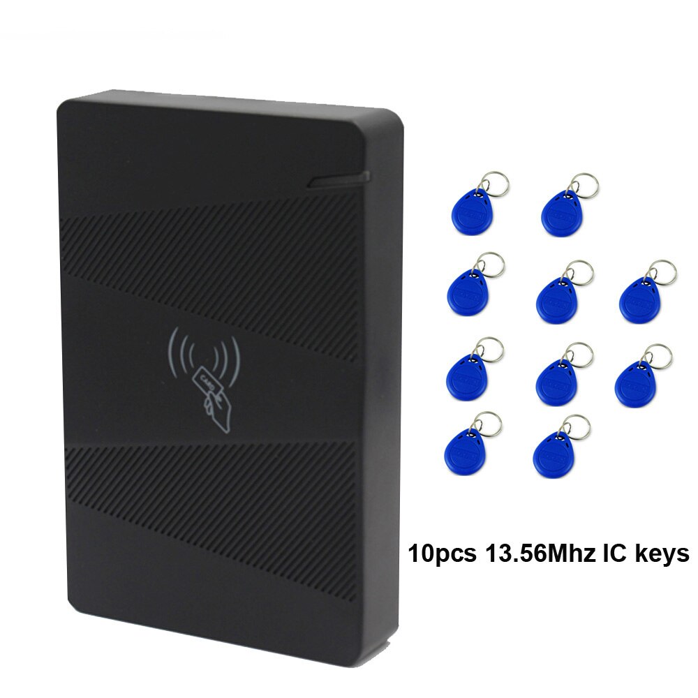 IP67 Waterproof 13.56MHZ IC Access Control card reader Outdoor Access Control System No keypad 15000 Usersr: IC Version 10 Keys