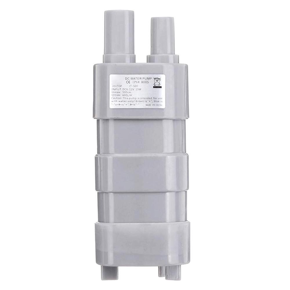 High Flow Water Pump Submersible Water Pump For Camper Caravan Motorhome Fish Tank Change Water Car Wash Pump 600L/H