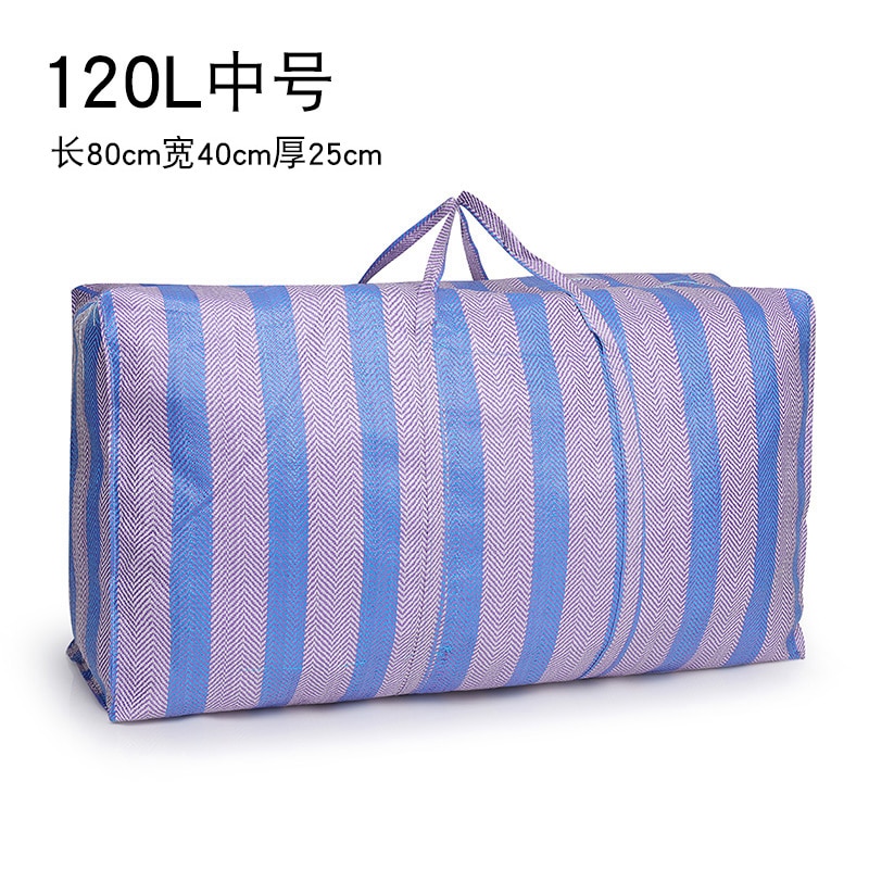 Extra grand épaississement paquet mobile peau de serpent sac bagages tissé sac étanche bande dessinée Oxford tissu stockage sac de tri 220L: 120L