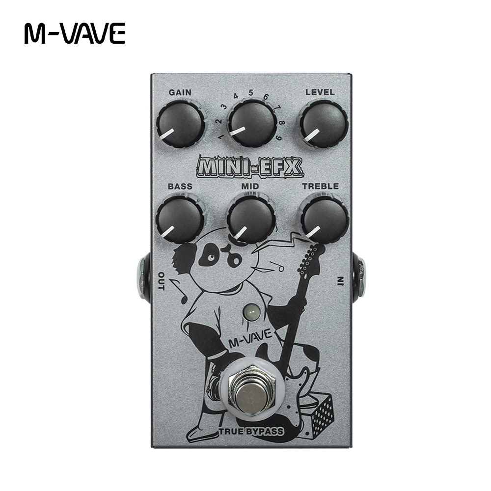 M VAVE Pedal de guitarra Efectr IR BOX (simulador de gabinete + cargador IR) Alta restaurada Varias cajas de altavoces clásicas Aplicación de soporte de sonido: Morado