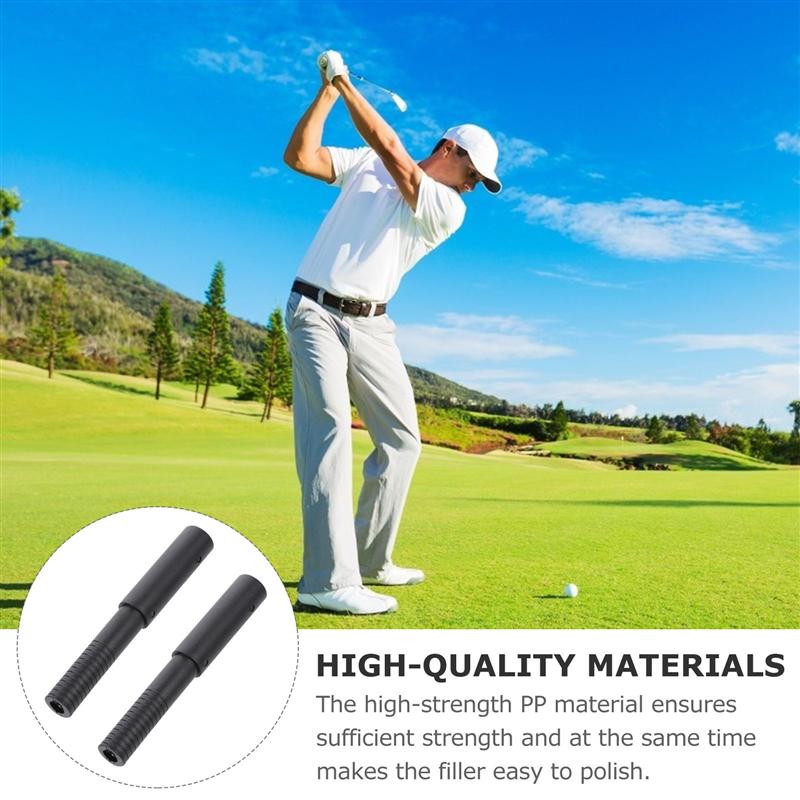 2Pcs Golf Club Butt Extender PP Extension Rods Kit For Shaft Putter Golf Accessories Golfs Club Butt Extender Extension Rod