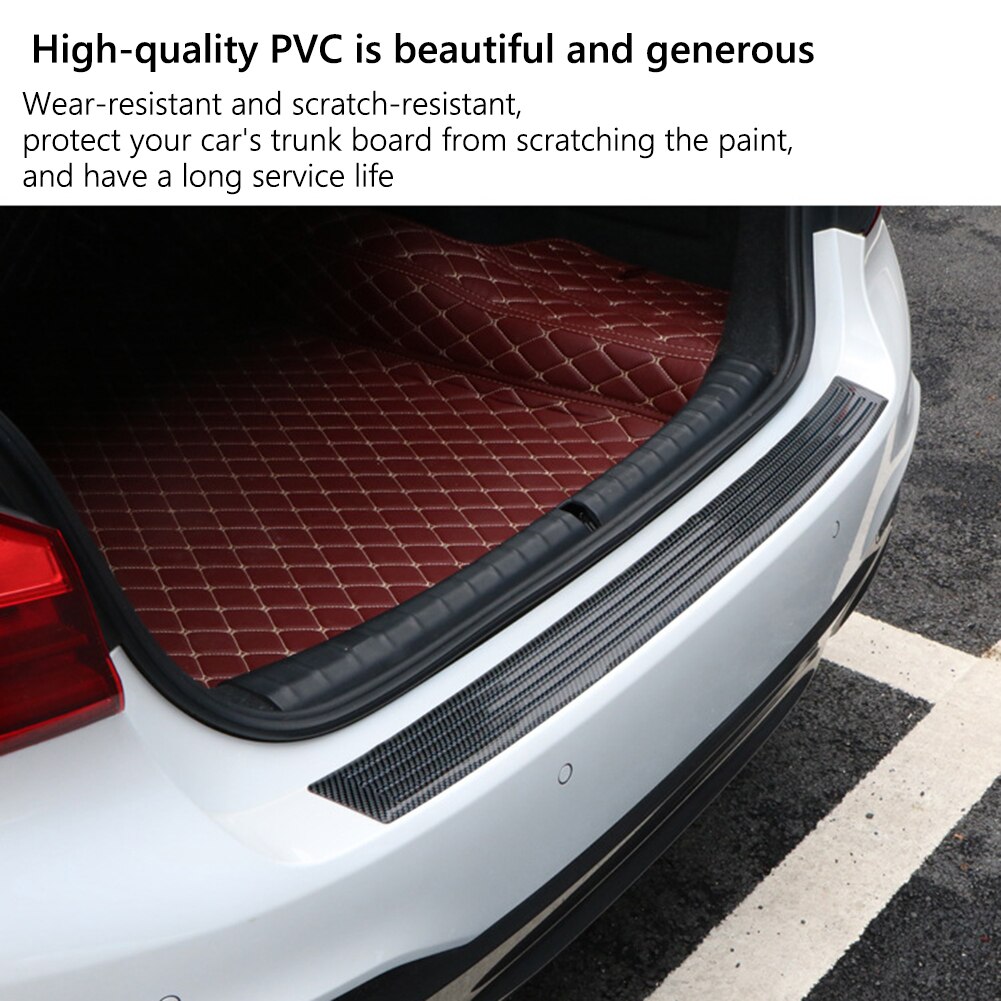 Universele Kofferbak Guard Plaat Sticker Achterbumper Trim Bescherming Strip Pad Beschermende Styling Mouldings Auto Stickers