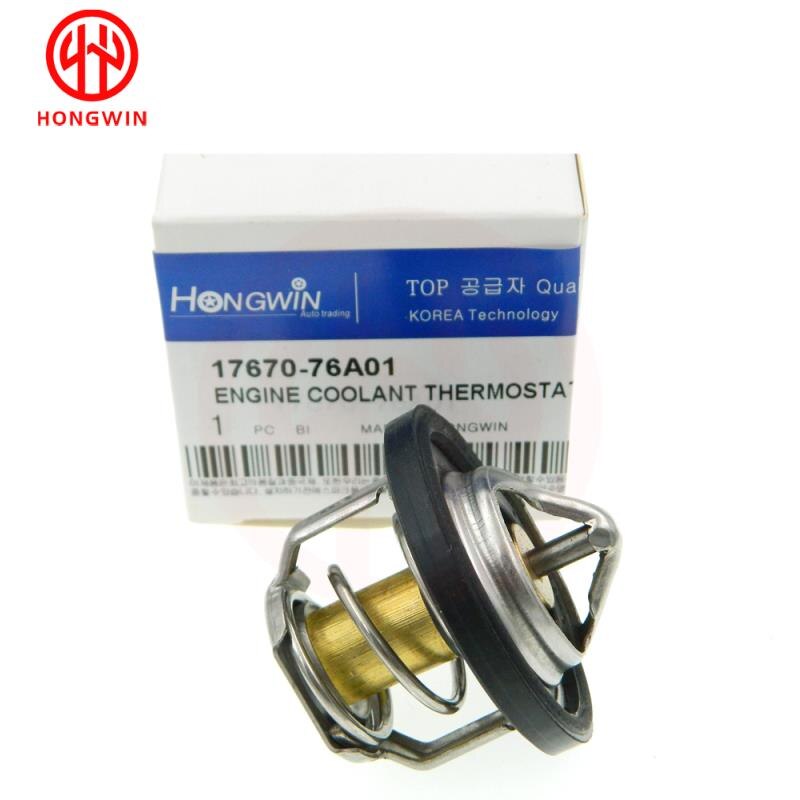 Oryginalny nie.17670-76A01 termostat silnika chłodzącego dla CCHEVROLET MATIZ iskra DAEWOO MATIZ DAIHATSU-szarada I II 1767076A01: Default Title