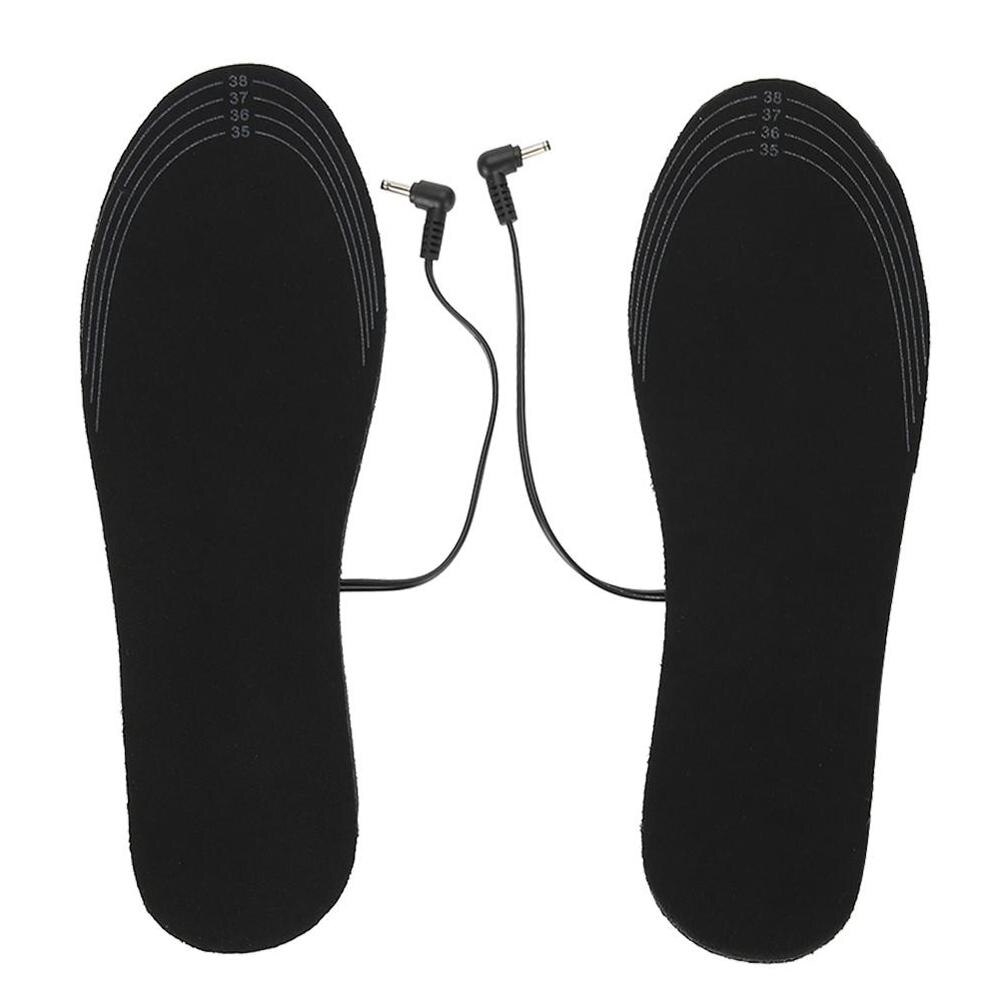 Winter Outdoor Sport Füße Warme Einlegesohle USB Erhitzt Schuhe Komfortable Weiche Lint Kann Geschnitten Werden 1 Paar