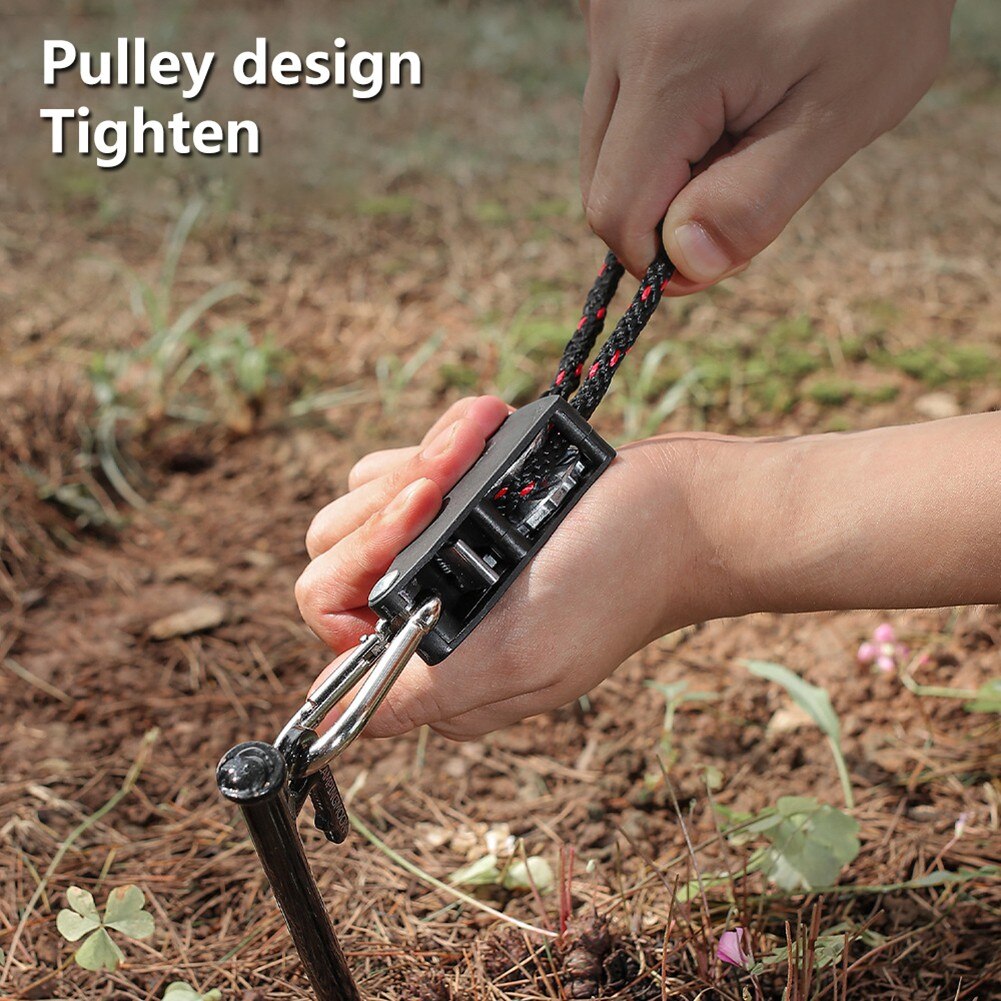 Katrol Zware Verstelbare Grow Light Ratchet Touw Hanger Yoyo Voor Camping Luifel Wind Touw Tent Vaste Gesp Katrol Spanner