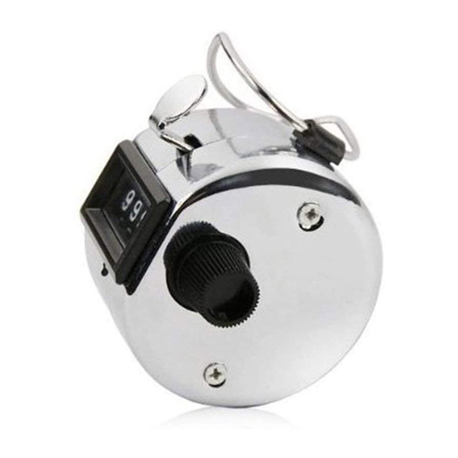 25# Mini Manual Metal Mechanical Counter 1 Pack 1.8x1.8x1.3in Training Counting Counter Digit Mechanical Counter Timers