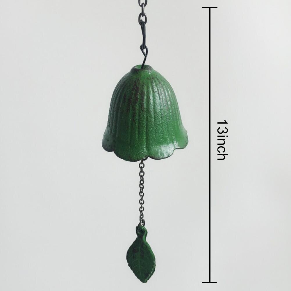 Lucky Temple Wind Chimes Single Leaf Hanging Bell Wind Decoration Metal Chimes Wind Chimes Hanging Home Pendant X3P1