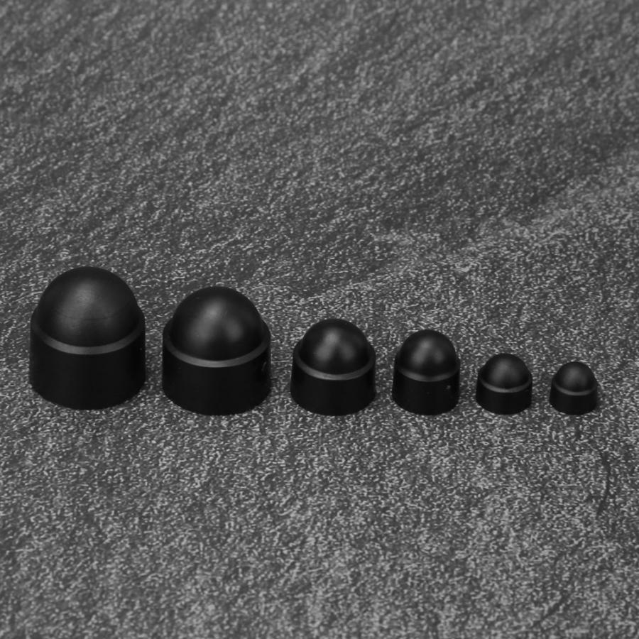 145pcs/box Rubber Dome Nut Kit M5 M6 M8 M10 M12 Hex Nut Cap Hardware Fasteners