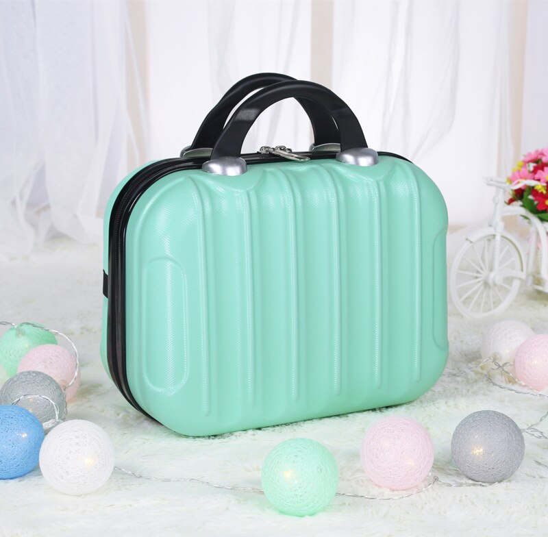 Waterdichte Cosmetische Case Vrouwen Cosmetische Zakken Beauty Koffer Make-Up Tas Reizen Make Up Case Schoonheidsspecialiste Draagbare Toiletartikelen Doos: green