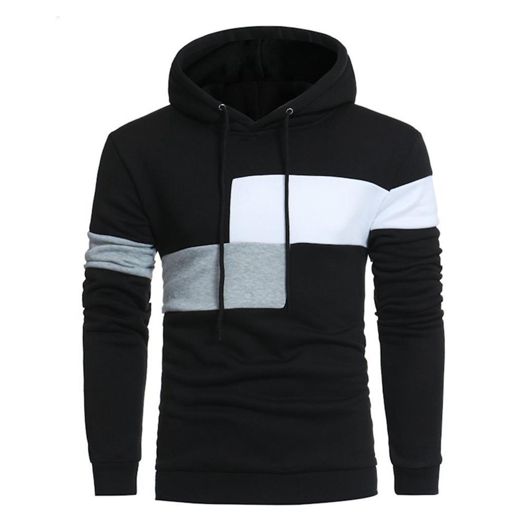 Lieferanten Herbst Winter männer mit kapuze Pullover Männer Hoodies Gym Fitness Casual Männer der Trainning & Übung Kleidung: m / black