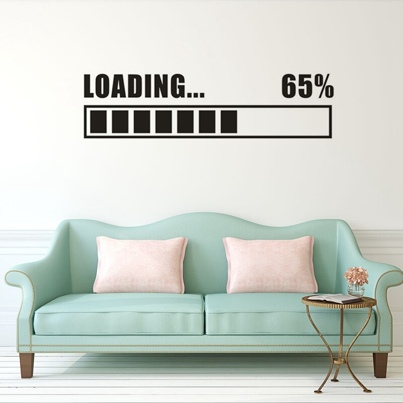 Wall Stickers Vinyl Decal Loading Gamer Gaming Wall Sticker RoomMates Home Decor Wall Art Murals