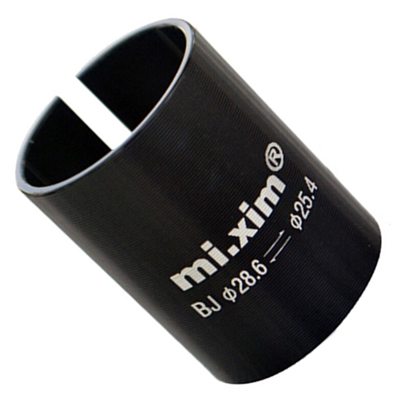 Vélo tige réducteur cale anneau Variable convertir Tube adaptateur 28.6 à 25.4mm noir