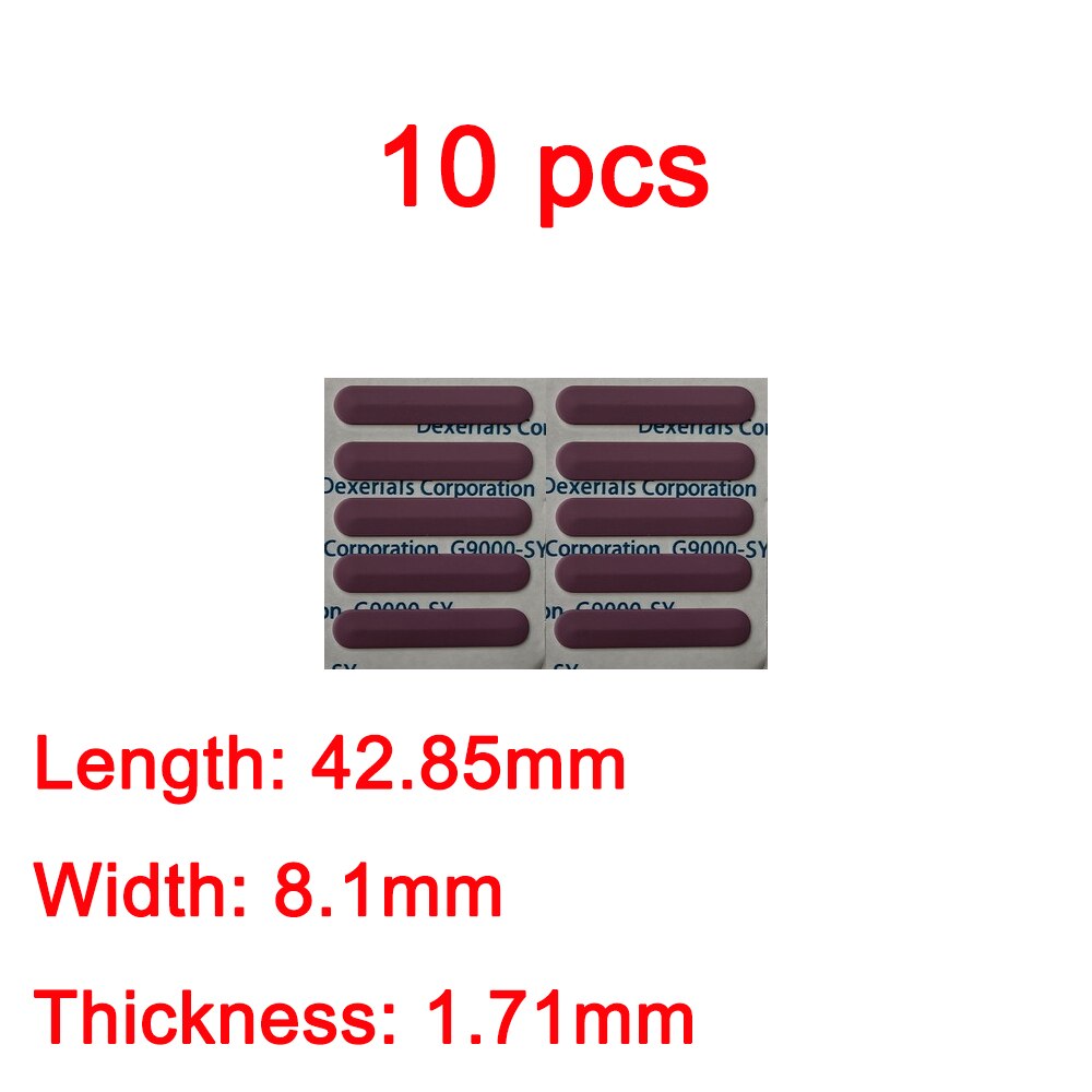 Laptop rubber pad for HP 14-CE TPN-Q207 Lenovo Dell MSI ASUS Acer Samsung bottom shell rubber foot pad 42.85mm: 10pcs