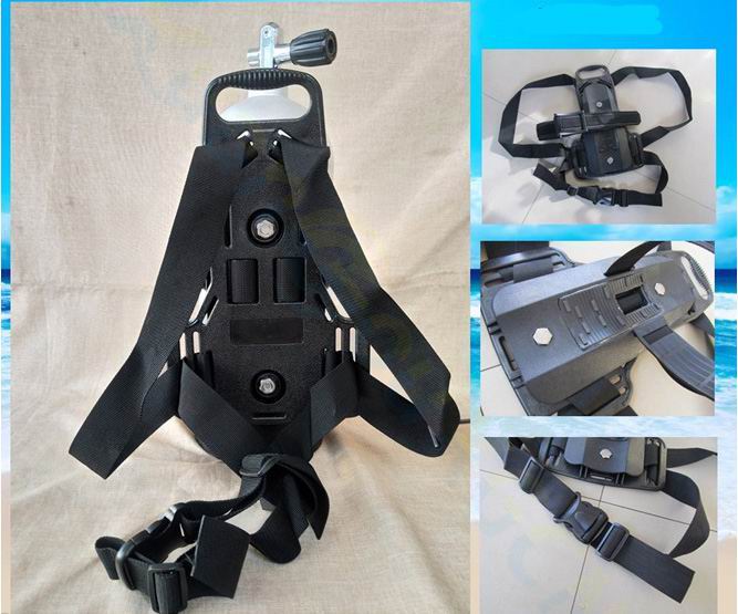 Duiken Tank Speciale Back Plaat Voor 7-12 Liter Zuurstof Cilinder Duiken Achterplaat Backplate Dive Gear Apparatuur Premium: model B