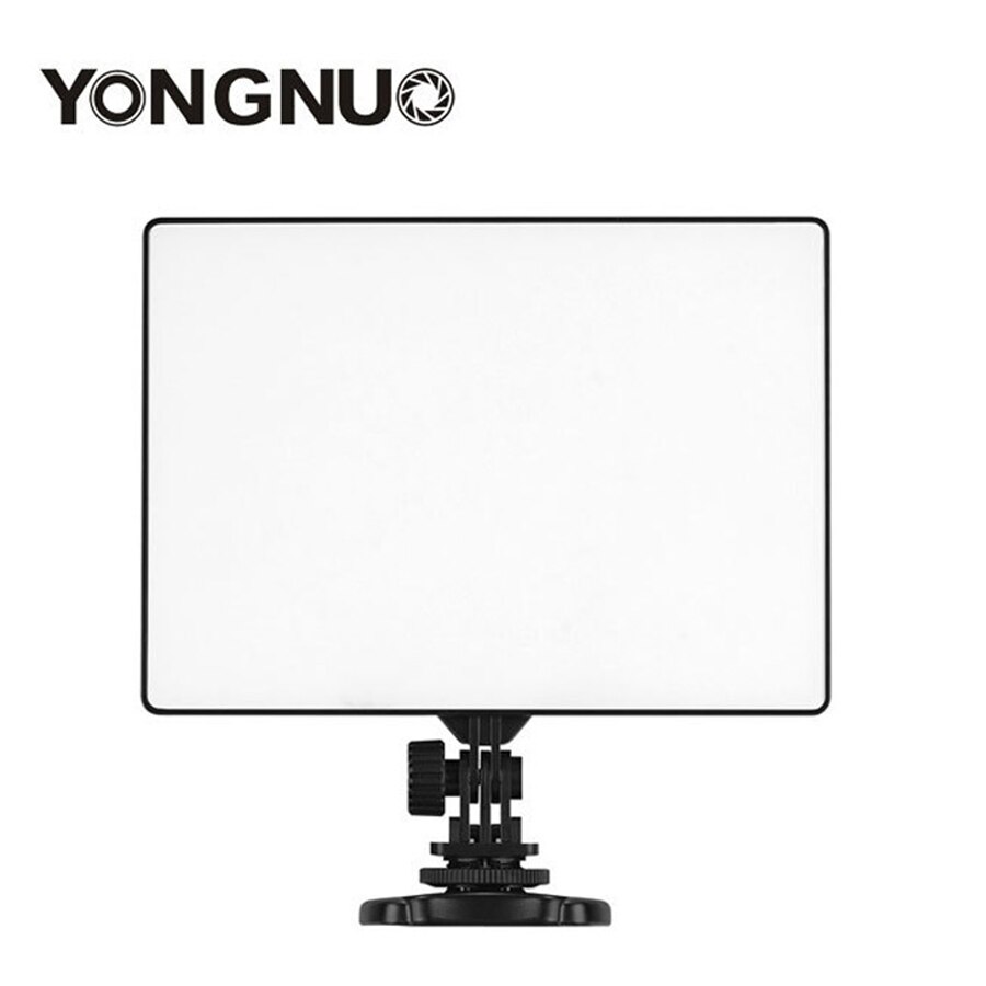 Yongnuo  yn300 air yn -300 air pro led kamera videolys videofotografering lys + vekselstrømsadapter oplader kit til canon nikon
