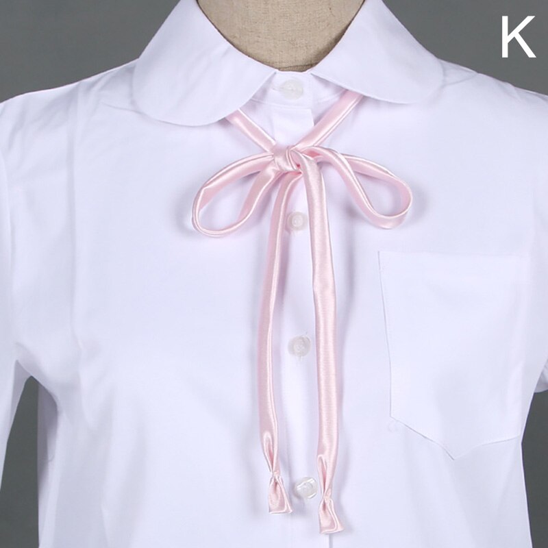 Japanese Style School Dresses Bow Tie For Girs Uniforms Bow Tie Suit Shirt Collar Accessories Collar Rope Students Necktie: K