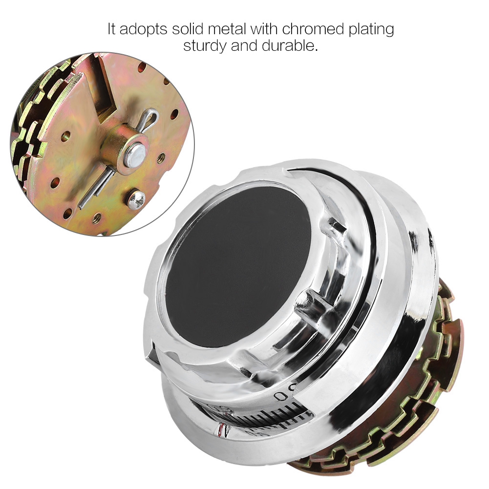 3 Disc Coded Dial Lock Metal Combination Locks for Jewelry Case Safe Box Document Cabinet Anti-theft Mechanical Coded Lock