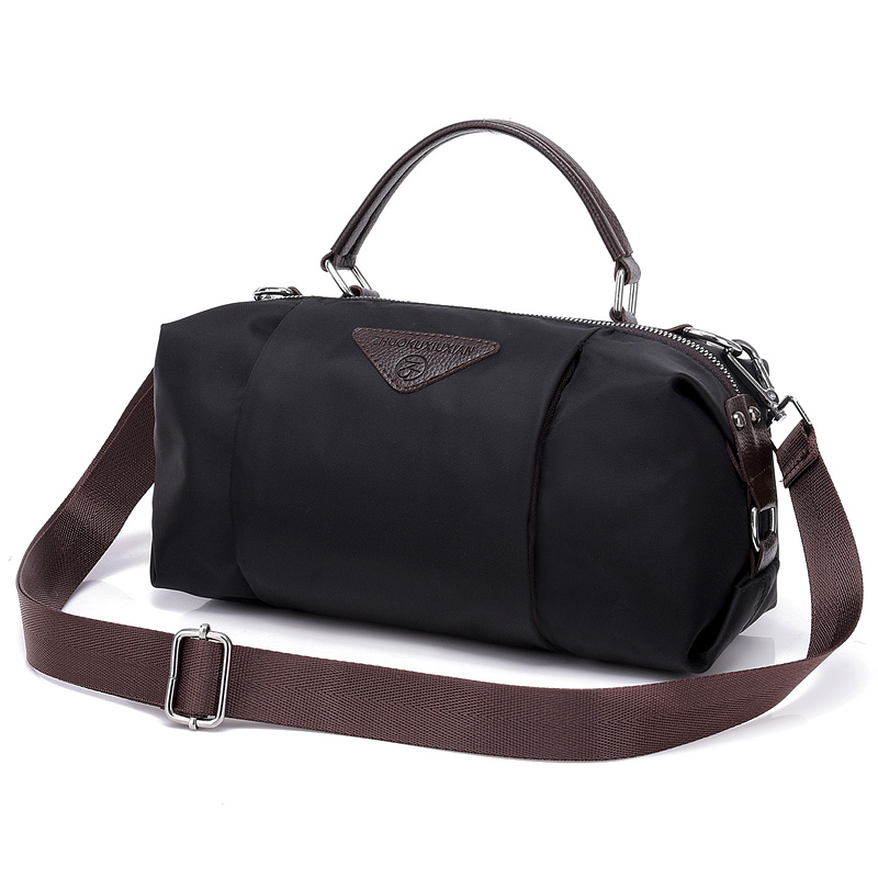 Bolsa de viagem de nylon transversal, bolsa de ombro duffle para bagagem, multifuncional para homens e mulheres, bolsa de mão com alça superior para o fim de semana