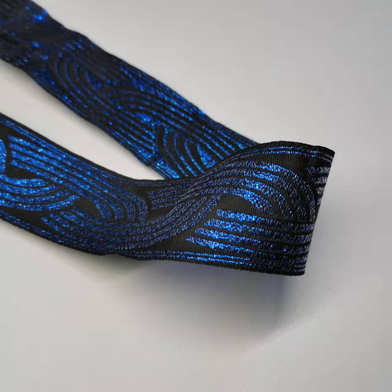 Big Jacquard Shimmer Woven Ribbon Stripe Ethnic Belt 9 Yards Dog Webbing DIY Trim: 7