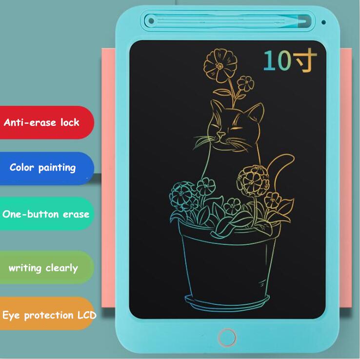 Portable LCD Writing Tablet Graffiti drawing boogie board Drawing Tablets Digital Drawing Tablet Handwriting Electronic Board: Yellow