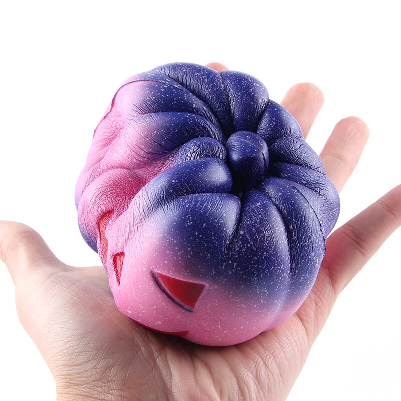 Jumbo Halloween Galaxy Pompoen Squishy Langzaam Stijgende Squeeze Speelgoed Pu Geurende Zachte Stress Relief Druk Speelbal 11*11*10 Cm