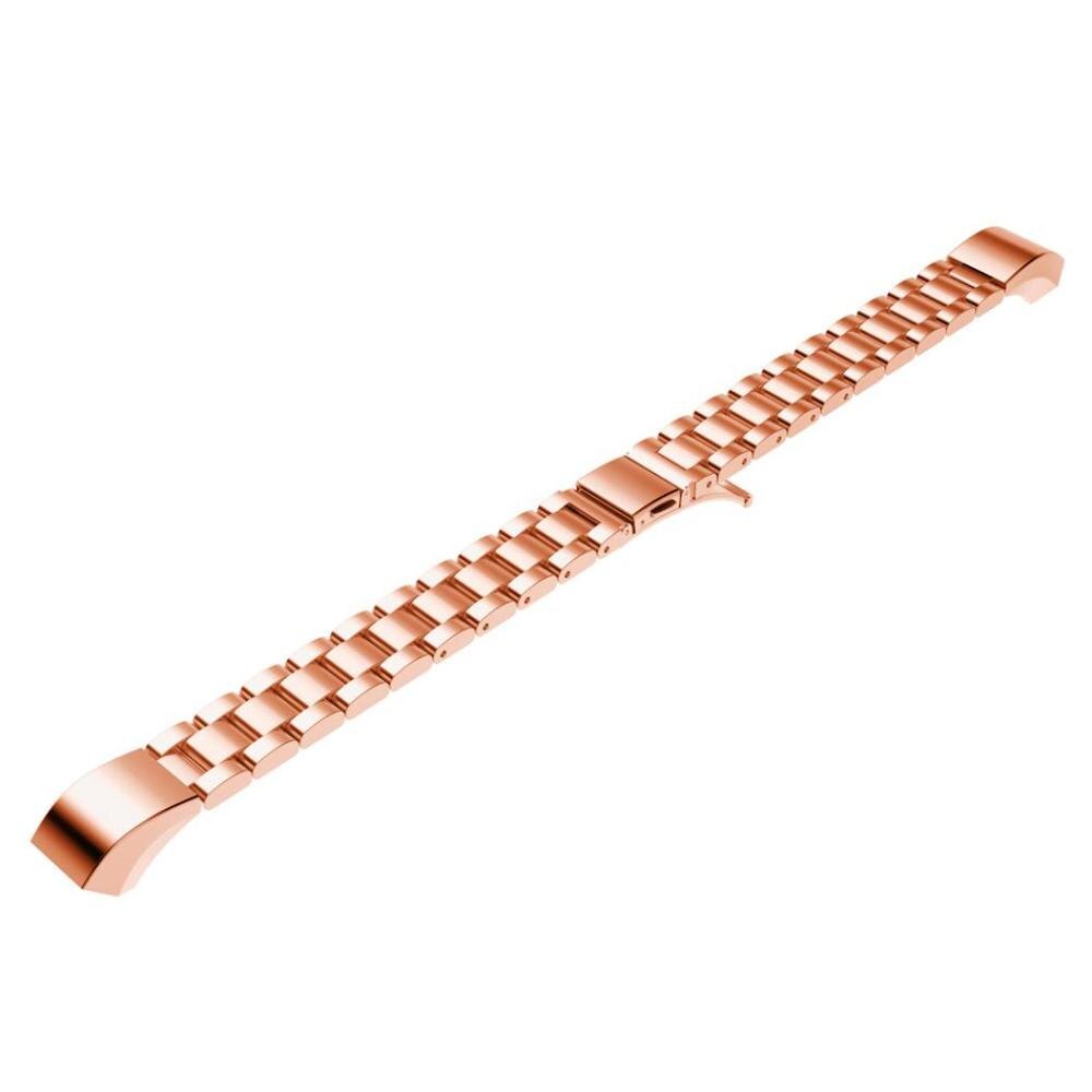 Correa de acero inoxidable para Fitbit, repuesto de pulsera de Alta HR para fitbit, correas altas, accesorios para pulseras: Rose gold