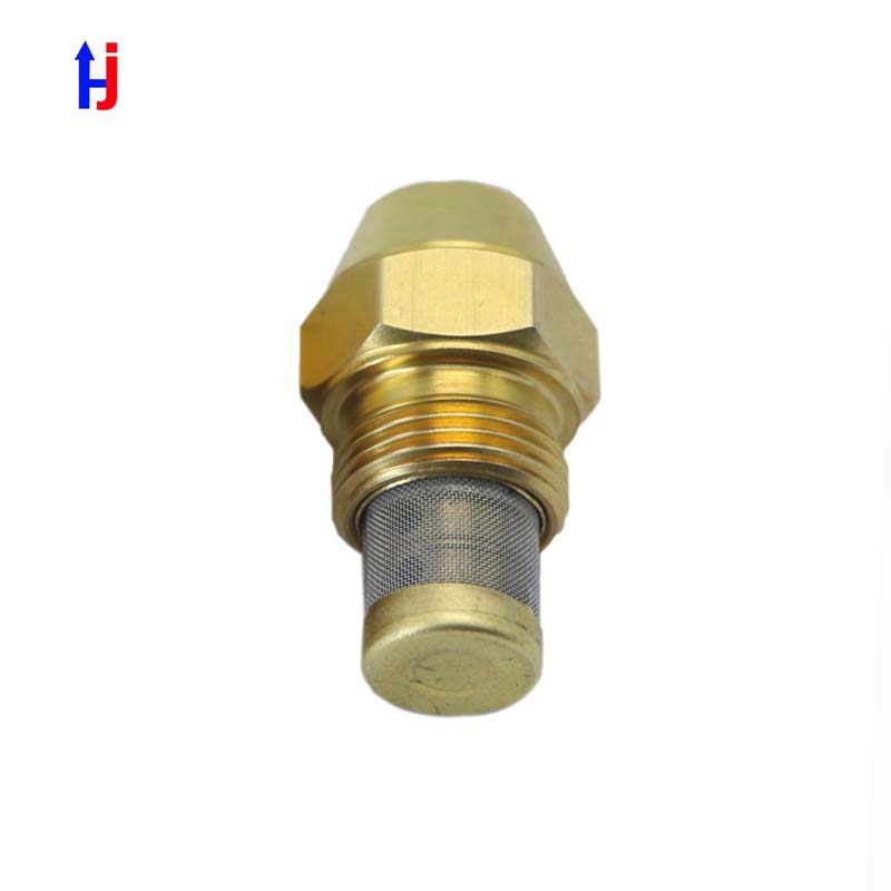 Buse de mazout en laiton, jet solide, injection de Eva diesel, jet de combustion, chauffage de transporteurs icphone, 0.3-6.0 USgal/H, 60 résistant, 9/16 po: kaki foncé