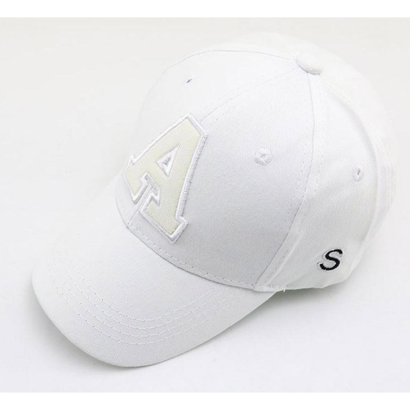 Doitbest 2 to 8 år gammelt barn baseballkasket hip hop spring a bogstaver børn solhat solid drenge piger kasketter snapback hatte