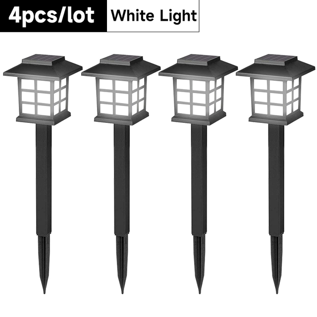 Solcellelamper udendørs led-havelampe vandtæt have... – Grandado