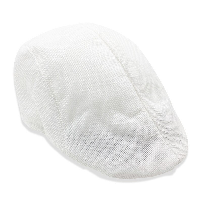 Hat Golf Newsboy Classic Wool Cap Herringbone Duckbill Ivy SAL99: white