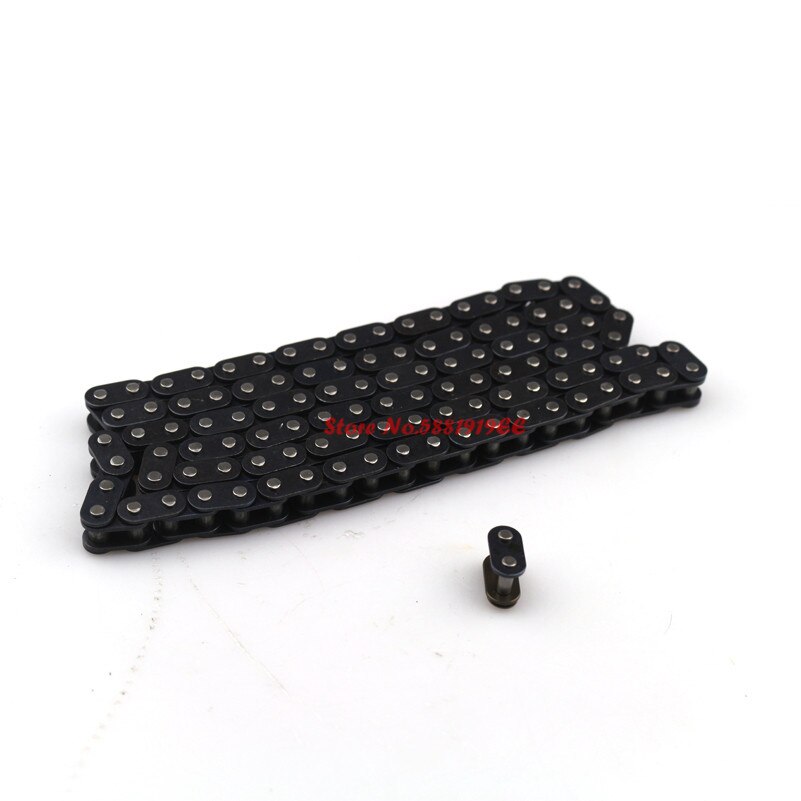 Cadena T8F con conexión maestra de repuesto para Mini moto de cross Quad ATV 47cc 49cc Minimoto Pocket Bikes 136 links
