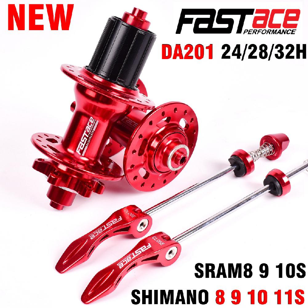 DA01/201 Hub Sealed Bearing Disc Brake 24 28 32 Holes Bicycle Quick Release 8 9 10 11 Speed 30 Rings for MTB Mountain Bike Hub