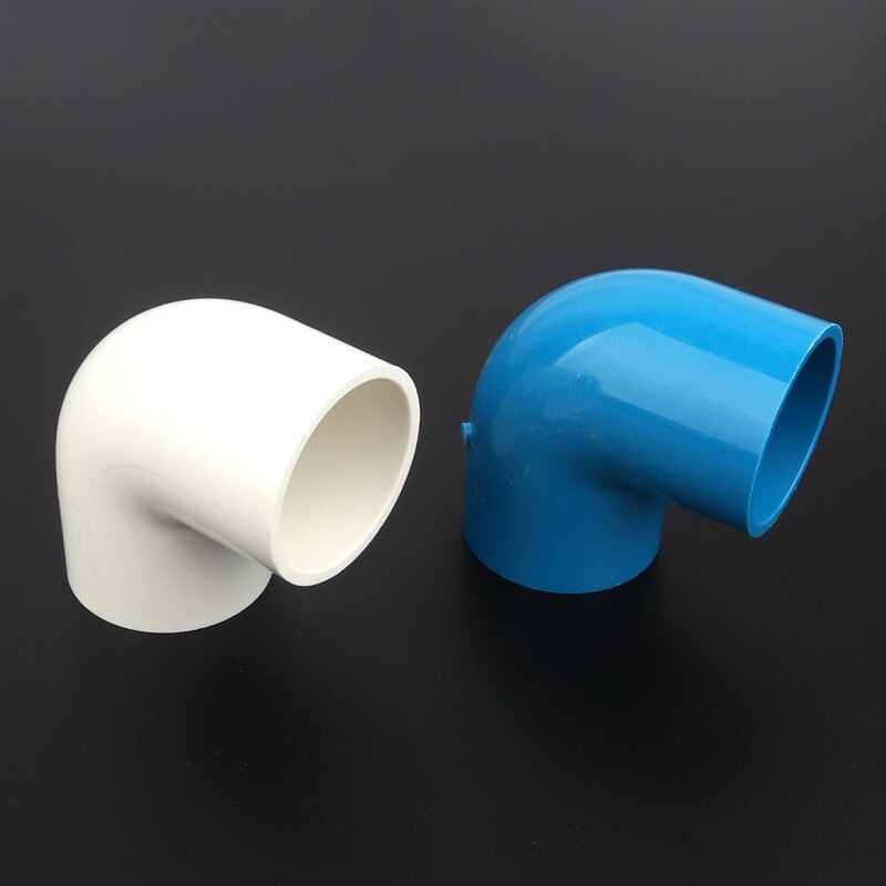 1pc 50mm PVC Elbow Joints Water Pipe Connector Irrigation System Fittings Household Tap Garden Water Connectors