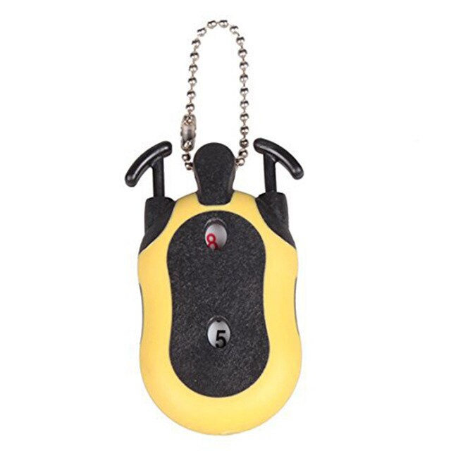 Marqueur de Golf 2 en 1, compteur de coups, Putt, marqueur à deux chiffres, aide à l'entraînement, accessoires de Golf: Yellow