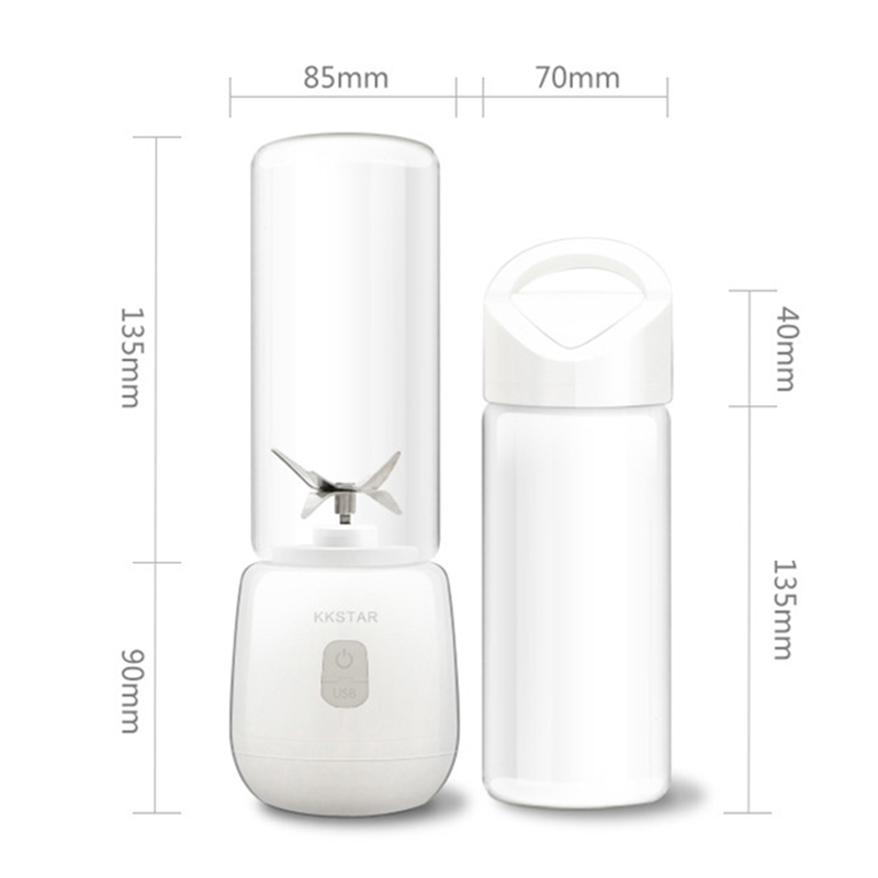 450ml portable usb electric juicer machine squeezer glass blender extractor Spiral Vegetable Fruit orange juicer Mixer Bottle