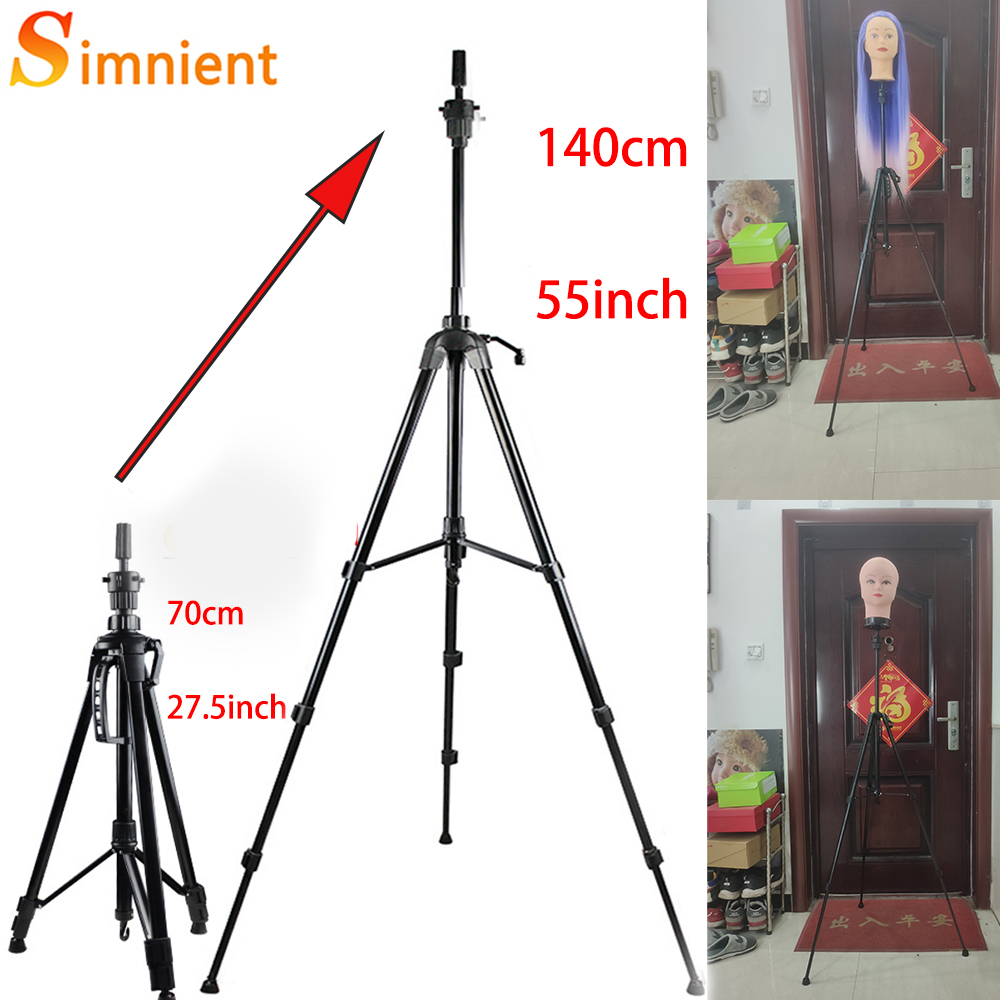 125Cm Mannequin Hoofd Houder Statief Voor Kappers Salon Training Hoofd Sterke Verstelbare Pruik Stand Statief Voor Pruik Maken