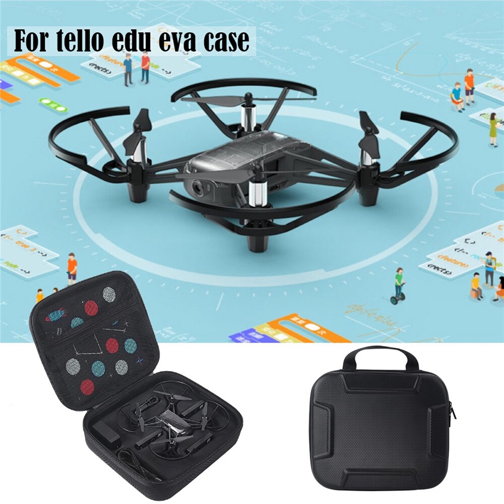 Draagbare Handheld Opslag Case Voor DJI Tello EDU Drone Reizen Draagtas Handtas voor Tello EDU Drone/Batterijen/ lader/RC