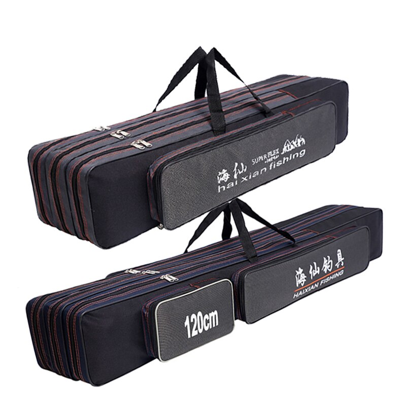 Waterproof Fishing Rod Bags Portable Multifunctional Large Capacity Fishing Reel Tackle Storage Case Backpack 70 80 90 120cm