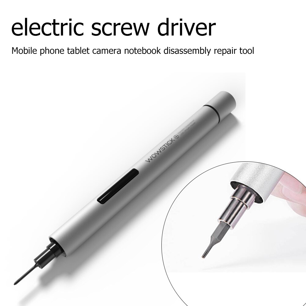 Wowstick – Kit de tournevis électrique sans fil, 1 pièce, pour réparation électronique, appareil, outils manuels, Torx hexagonal