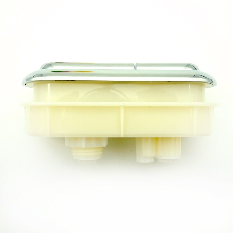 2 uds 100x38mm botones dobles de descarga de inodoro cuadrado, tapa de cerámica de tanque de agua doble botón