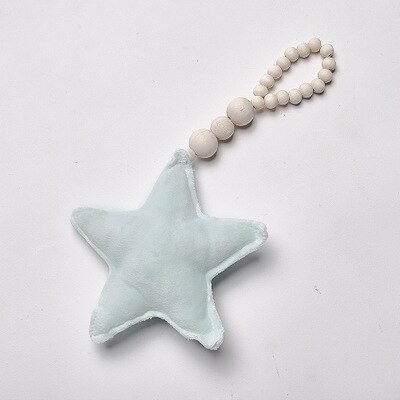 Babykamer Decoratie Baby Accessoires Kamer Baby Spullen Voor Pasgeborenen Baby Room Decor Moon Star Houten Kralen Fotografie Props: green star