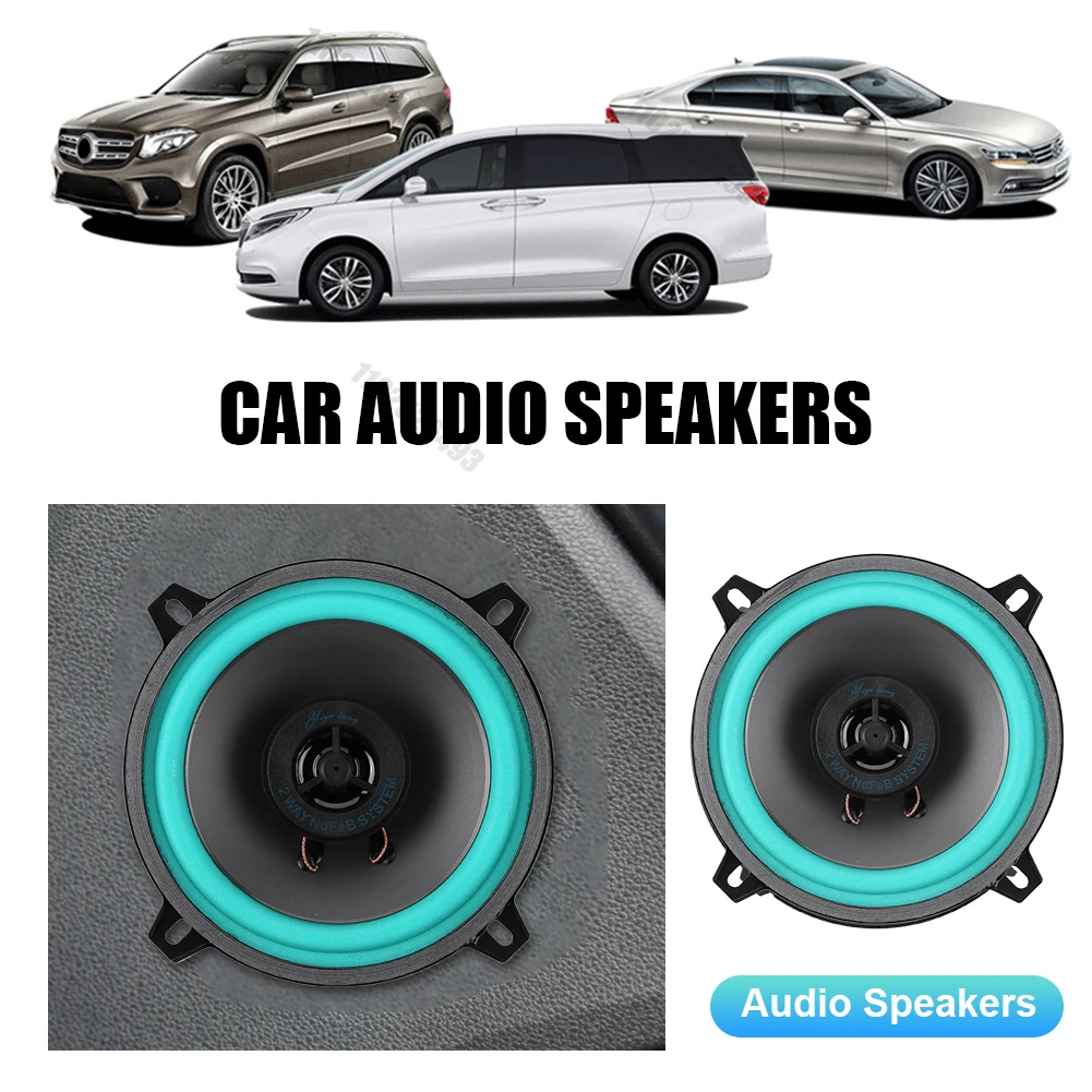 4/5/6 Inch Car Speakers 100/160W HiFi Coaxial Subwoofer Universal Automotive Audio Music Full Range Frequency Car Stereo Speaker