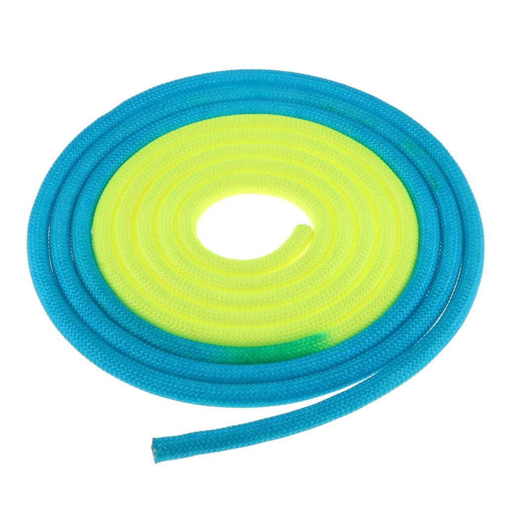 Regenboog Kleur Artistieke Gymnastiek Touw Oefening Fitness Touw