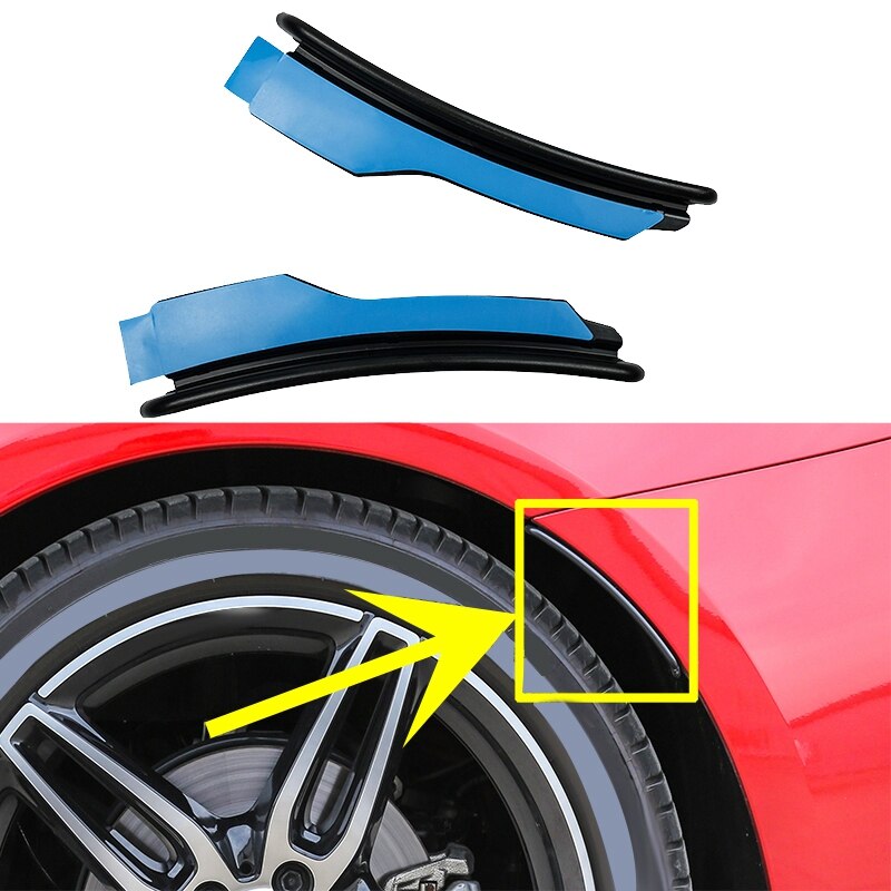 Bil fender hjulbue dekor forlængelse øjenbryn beskytter læbe til mercedes  c238 e200 e220 e300 e350 e400 e53 amg coupe