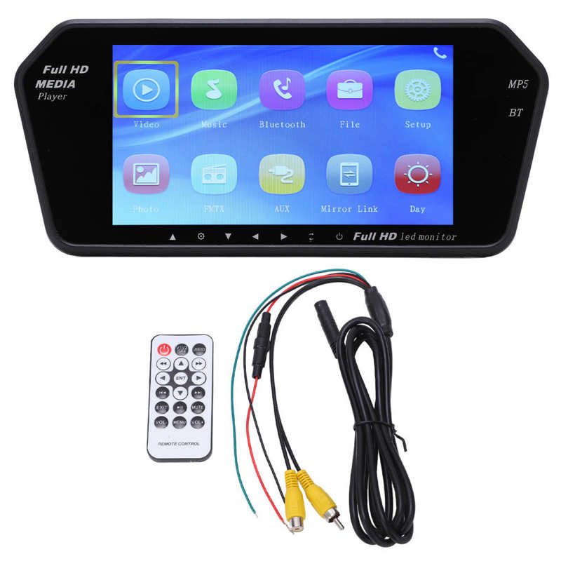 Reversing Monitor 7in Backup Camera Monitor with Remote Control for SUVs for Trucks for Cars: Without camera