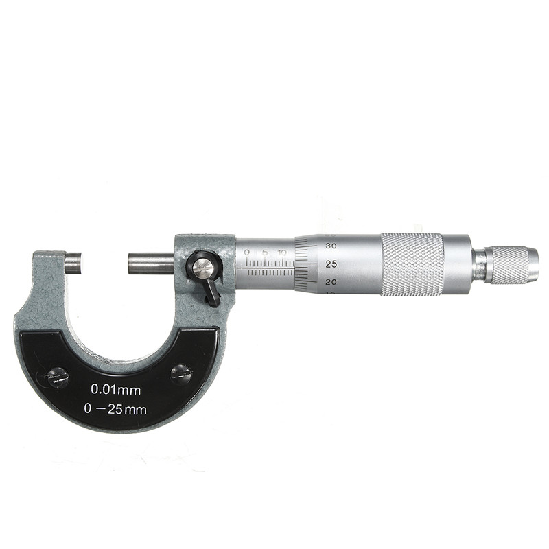 Accurate Measuring Tool 0-25mm 0.01mm Outside External Metric Gauge Micrometer Machinist Measuring with Box