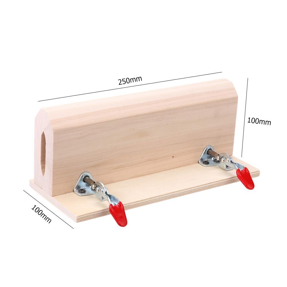 DIY Improved Sewing Wood Leather Clamp Horizontal Leather Retaining Clip Table Desktop Leather Tool Portable Horse Clamp: Type A