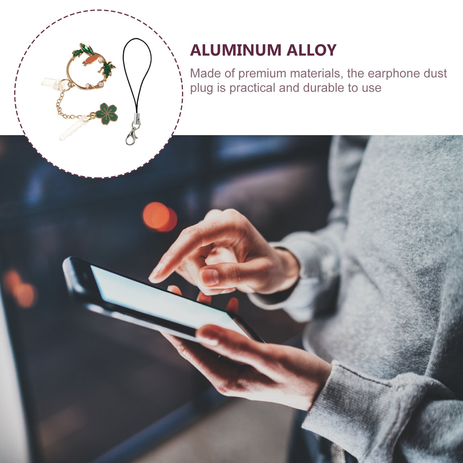 1Set Phone Jack Plug Charging Port Plug Compatible for iphone 12