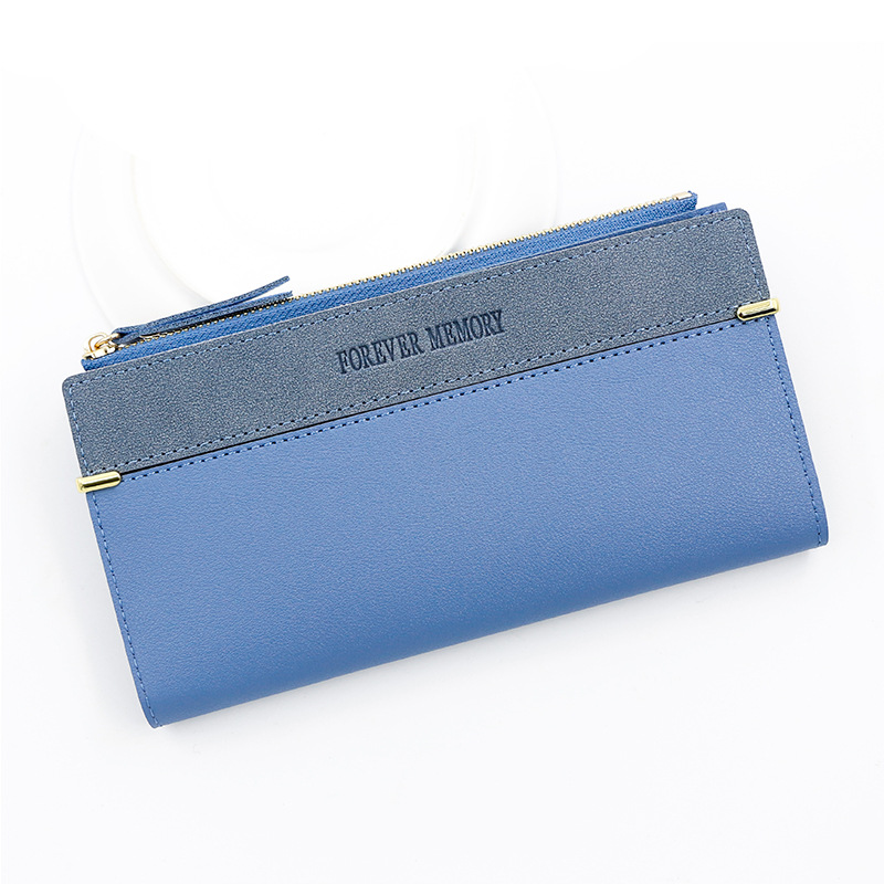 Lange punge til kvinder, pung, lang møntpung, kortholder, lille damepung, kvindelig hasp, mini clutch, billetera bolas: Grå